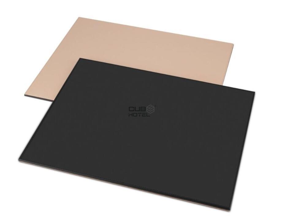 Bandeja Principal SWITCH Reversible Piel Sintética Negra y Beige 50 x 40cm